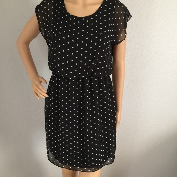 Sweet Storm Dresses & Skirts - Polka-Dots Sheer Dress